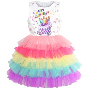 ebay rainbow dress