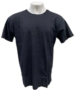 Zanerobe Herren Schwarz 100% Baumwolle Kurzarm Rundhals Shirt Gr. M Neu mit Etikett NEU - Bild 1 von 2