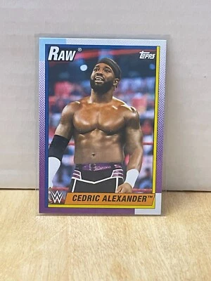 2021 Topps Heritage WWE Cedric Alexander #7 - Image 1 of 2