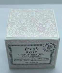 NEU NEU IM KARTON Fresh Rose tiefe Feuchtigkeit Gesichtscreme mit Damast Rosenextrakt 0,23oz AUTHN - Bild 1 von 8