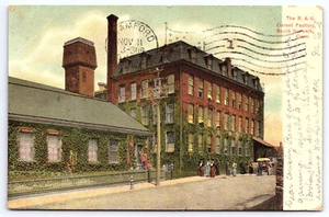 Connecticut South Norwalk R & G Korsett Fabrik Postkarte B617 - Bild 1 von 2