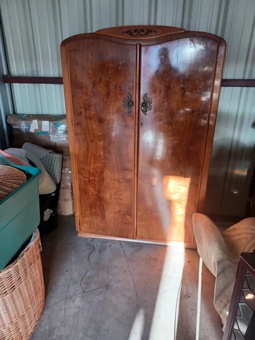 Antique French Provincial Cherry Armoire or Wardrobe Cabinet Cover