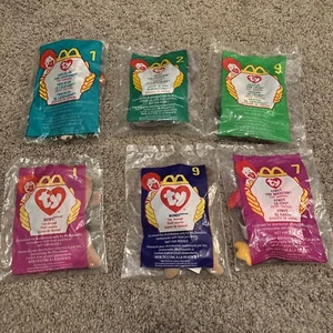 (Lot Of 6) 1999 McDonald's TY TEENIE BEANIE BABIES Sealed NIP *Free Shipping** - Picture 1 of 8