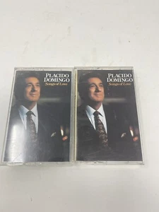 Placido Domingo Songs Of Love 2 Cassette Tapes Set 1995 Excellent - Picture 1 of 3