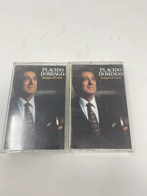 Placido Domingo Songs Of Love 2 Cassette Tapes Set 1995 Excellent Foto 1 de 3