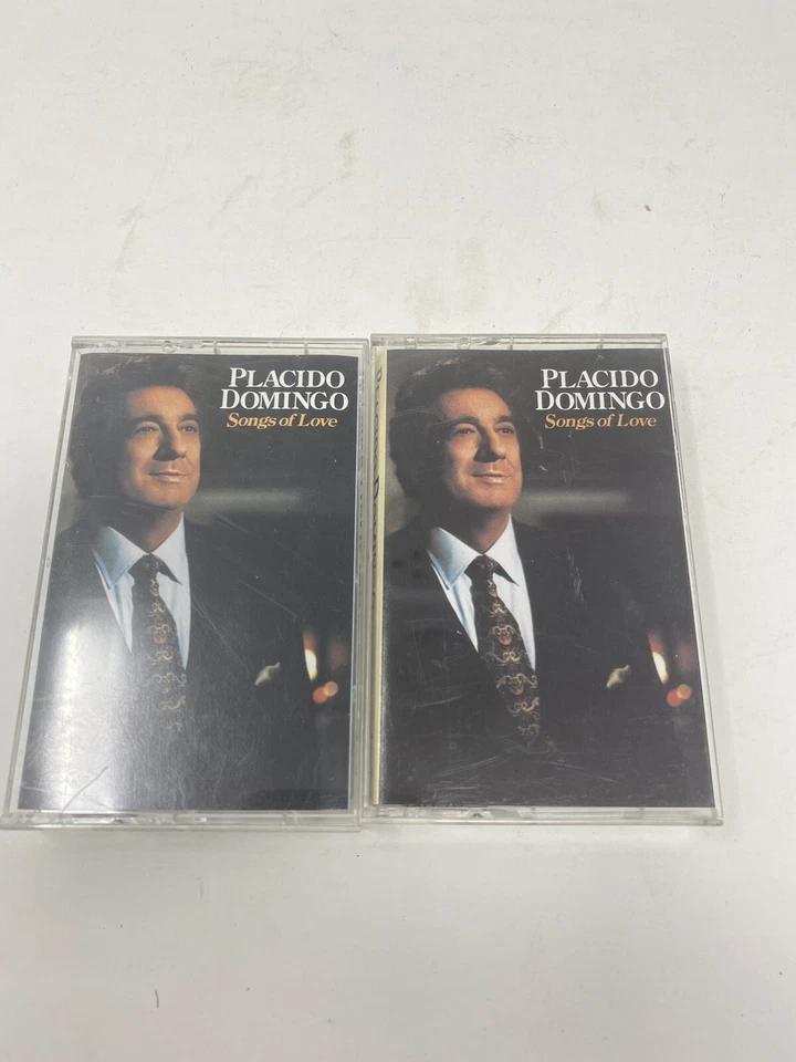 Placido Domingo Songs Of Love 2 Cassette Tapes Set 1995 Excellent - Image 1 of 3