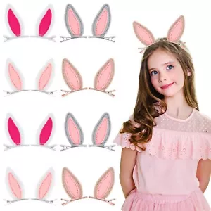 16 Pcs Bunny Ear Hair Clips Rabbit Ears Toddlers Animal Hair Pins Easter Hair... - Picture 1 of 7