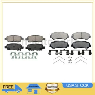 Juego de 2 pastillas de freno de disco de freno delanteras traseras Wagner para Nissan Rogue 2008~2013 Foto 1 de 4