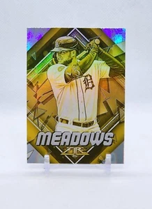 2022 Topps Fire AUSTIN MEADOWS Gold Minted Parallel TIGERS #183 - Picture 1 of 2