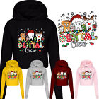 Dental Crew Damska bluza z kapturem Boże Narodzenie Śmieszna Wesołych Świąt Nowość Top Prezent Sweter