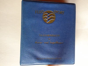 Flugsport Taschenbuch für Motor- und Segelflug 1956 1. Ringbuch Ausgabe - Bild 1 von 5