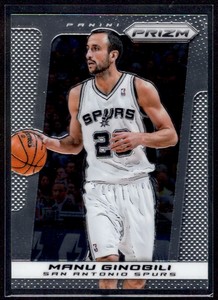 2013-14 Panini Prizm Manu Ginobili San Antonio Spurs #122