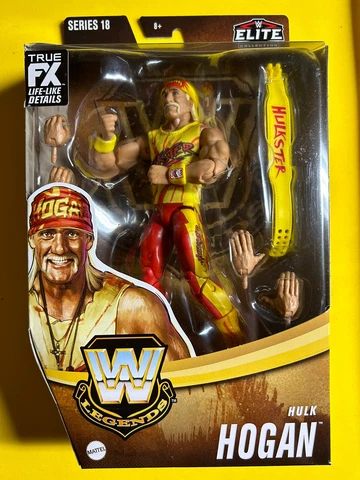 WWE Elite Legends 18 Hulk Hogan Wrestling Figure Hulkster Brand New WCW Outfit Cover