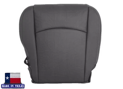 Cubierta de asiento inferior de cuero negro para pasajero para Dodge Ram 1500 Laramie 2013-2018 Foto 1 de 4