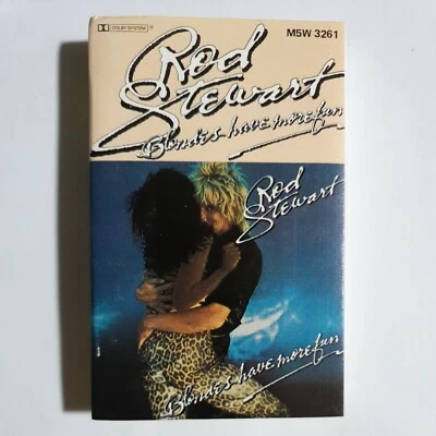 ROD STEWART - 'Blondes Have More Fun' Cassette Tape Album 1978 - Image 1 of 4