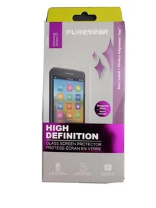 NEW Samsung Galaxy S7 PureGear Tempered Glass Screen Protector HD w/Tray - Picture 1 of 3