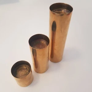 Colseth Norway Messing MCM Kerzenständer 3er Set Design Vintage Mid Century Modern - Bild 1 von 9