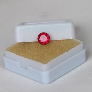 Lose Rubin Rote Taube Natur Mosambik Rundschliff Lose Edelstein 2 Karat - Bild 1 von 6
