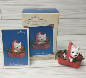 Hallmark Puppy Love Ornament #15 2005 Keepsake Ornament Collectors Series - Imagen 1 de 10