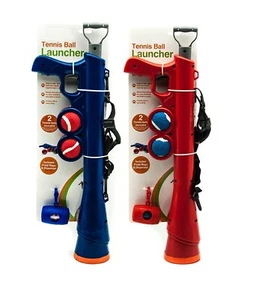 Welpe Haustier Trainingsspielzeug HUND Tennis BALL 60 cm WERFPISTOLE Kanonenwerfer Blaster - Bild 1 von 9