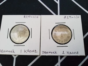 Dänemark, eine Krone im 2x2 Halter - Bild 1 von 1