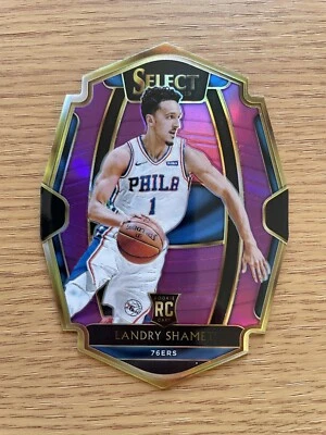 Landry Shamet RC 2018-19 Select /99 - Premier Level Purple Prizm #156 Rookie - Image 1 of 2