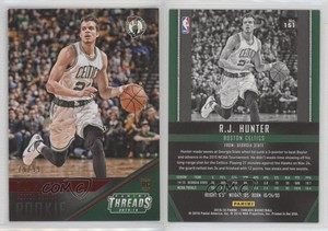 2015-16 Panini Threads Rookies Century Proof Red /99 RJ Hunter #151 Rookie RC