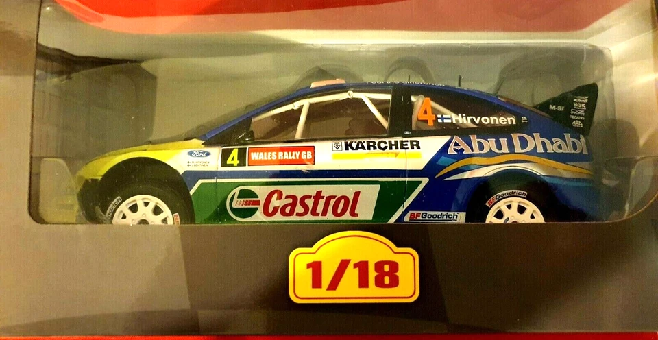 FORD FOCUS RS WRC 1/18  Rallye DE GALLES 2007 M.HIRVONEN / J.LEHTINEN - Photo 1/3