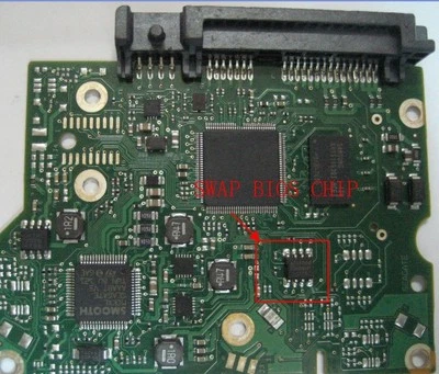 ST1000DM003 ST3000DM001 HDD PCB hard drive circuit board No.: 100664987 REV A - Image 1 of 3