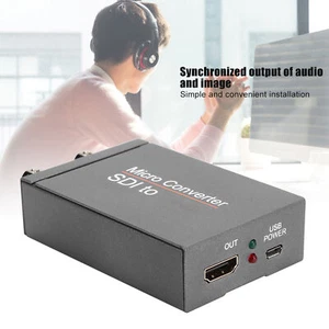 HD Multimedia 1080P MicroConverter SDI To Signal Converter Adapter HD-SDI 3G Fit - Picture 1 of 13