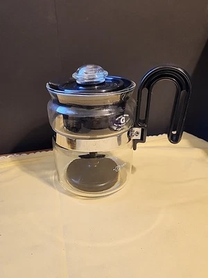 Cafetera de vidrio resistente al calor de Gemco hecha en EE. UU. Foto 1 de 4