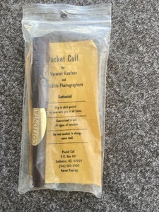 VINTAGE PC-3 POCKET VARMINT CALL COTTONTAIL SQUEALER W/PACKAGE - Picture 1 of 6