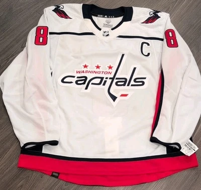 Camiseta deportiva Adidas Primegreen MiC emitida por el equipo Alexander Ovechkin Washington Capitals Foto 1 de 4