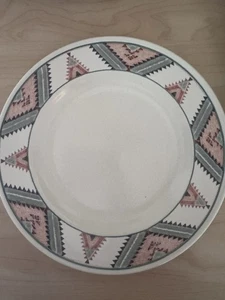 Mikasa Intaglio CAC24 Santa Fe Set Of 6 Salad Plates Vintage Aztec 8 3/8” - Picture 1 of 5