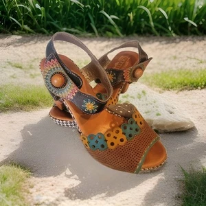 Spring Step L'Artiste Jive Platform us size 8 Eu 39 Camel - Picture 1 of 8