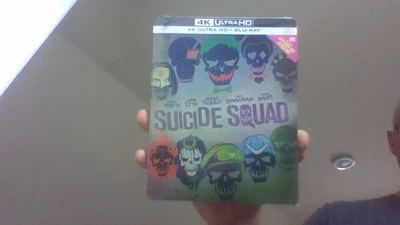 Suicide Squad 4K Italian Steelbook [4K + Blu-Ray] -  New/sealed - English audio - Image 1 of 2