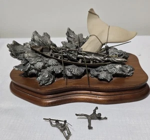 Vintage 1985 Chilmark MOBY DICK Fine Pewter Sculpture on Wood Base #2081/2500 - Bild 1 von 20