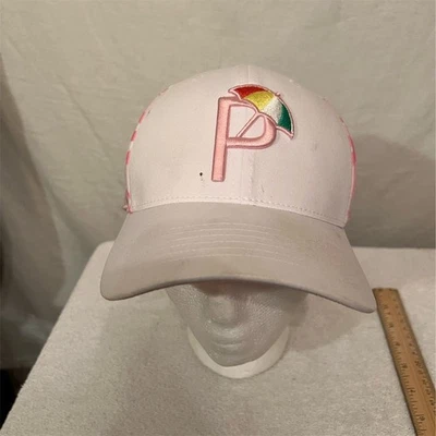 PUMA Women's Arnold Palmer Snapback Hat White Golf Casual Adjustable pink camo  - Image 1 of 4