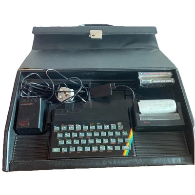 Sinclair ZX Spectrum With Printer In a Carry Case RETRO VINTAGE 80s - Image 1 of 4