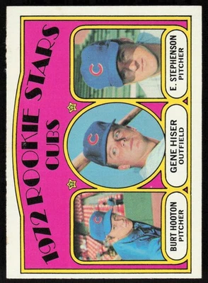 1972 Topps #61 Cubs Rookie Stars (Burt Hooton / Gene Hiser / Earl Stephenson) - Image 1 of 2