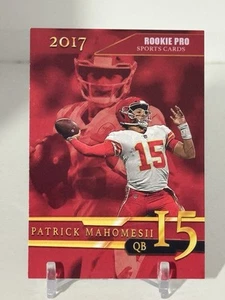 PATRICK MAHOMES II 2017  ROOKIE PRO CARDS RC #15 SHIPS SAME DAY B786 - Picture 1 of 7