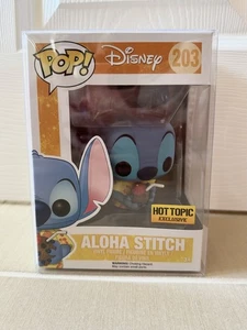 Disney Funko Pop Lilo & Stitch Aloha Stitch #203 Vaults Hot Topic Exclusive - Bild 1 von 8