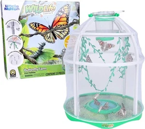 Uncle Milton Butterfly Farm Live Habitat - Observe Caterpillars Transform... - Picture 1 of 7
