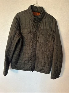 Men’s Dockers Puffer Jacket Size Medium Green - Picture 1 of 8