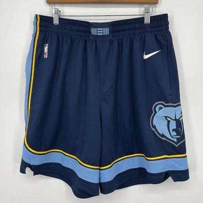 Nike Memphis Grizzlies Basketball Shorts Men's Size 46 Blue Dri-Fit XXL 8" - Image 1 of 4