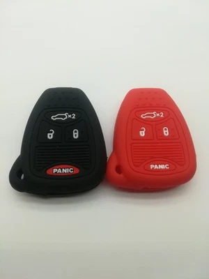 2*Cubierta de llave para Chrylser 200 Sebring 300 Dodge Avenger Jeep Liberty 2011-2014 Foto 1 de 4