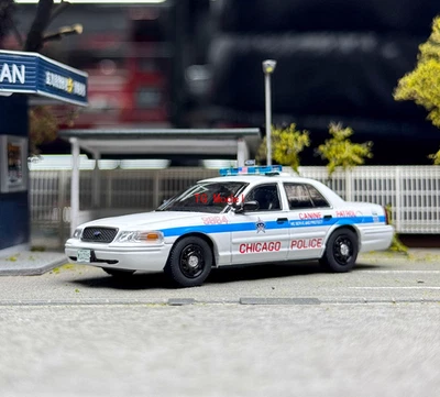 TG Rollin 1:64 Chicago Police Canine CV CROWN VICTORIA Model Diecast Metal Car - Image 1 of 4