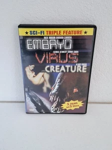 Embroyo/Virus/Creature (2-DVD, 2003) Sci-Fi Triple Feature Free S&H - Picture 1 of 3