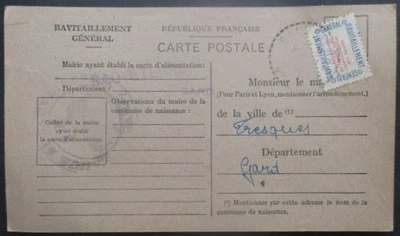 Service 15A sur carte de ravitaillement  Sauveterre (Gard) pour Tresques (Gard) - Photo 1/2