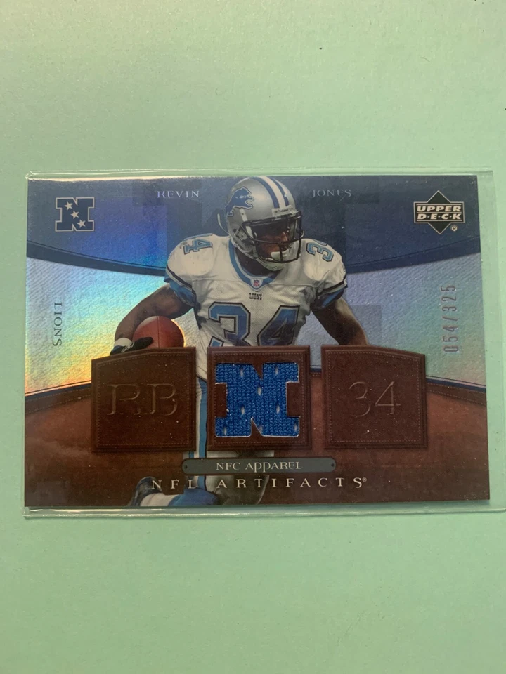 A6847 - 2007 Artifacts AFC/NFC Apparel #KJ Kevin Jones Jersey/325 - Image 1 of 1